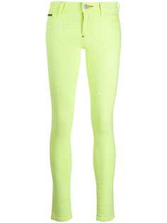 Philipp Plein легинсы с флуоресцентным эффектом