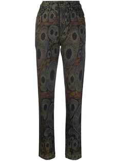 Eckhaus Latta прямые брюки с абстрактным принтом