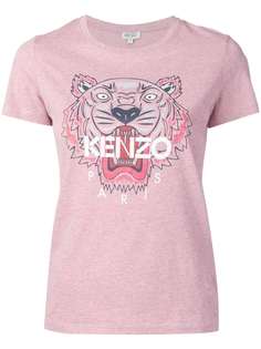 Kenzo футболка с принтом и логотипом