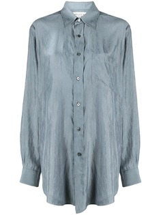 Maison Margiela рубашка с жатым эффектом