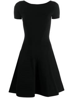 Dsquared2 короткое платье с отделкой в рубчик