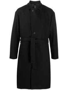 Hevo однобортное пальто Ostuni с поясом
