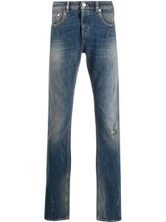 Les Hommes Urban джинсы скинни с заниженной талией