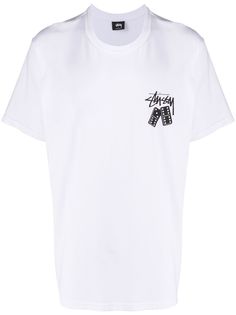 Stussy футболка с графичным принтом