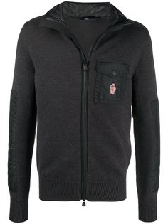 Moncler Grenoble кардиган на молнии с логотипом и капюшоном