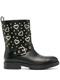 Love Moschino декорированные сапоги