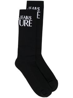 Versace Jeans Couture носки с вышитым логотипом