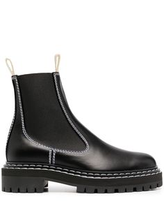 Proenza Schouler ботинки с контрастной строчкой
