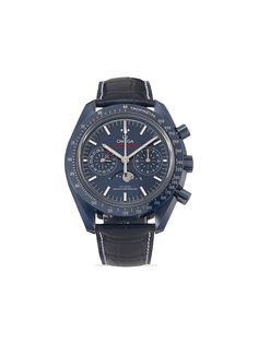 Omega наручные часы Speedmaster Moonwatch Blue Side of the Moon pre-owned 44.25 мм 2019-го года