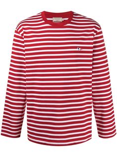 Maison Kitsuné футболка в полоску