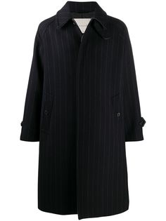 Mackintosh пальто длины миди в тонкую полоску
