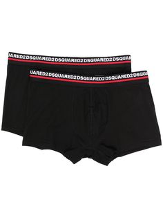 Dsquared2 комплект из двух пар боксеров с логотипом на поясе