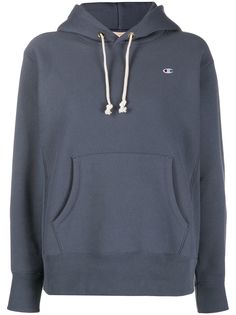 Champion толстовка с капюшоном и нашивкой-логотипом