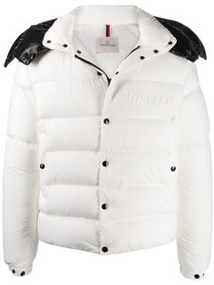 Moncler двухцветный пуховик Aubrac