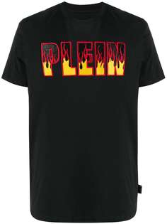 Philipp Plein футболка Flame с вышитым логотипом