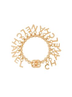 Chanel Pre-Owned браслет 1996-го года с логотипом CC
