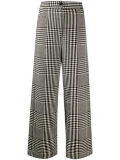 MM6 Maison Margiela широкие брюки в ломаную клетку