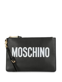 Moschino клатч с логотипом