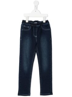 Monnalisa прямые джинсы с эластичным поясом