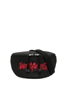 Vetements поясная сумка с вышитым логотипом
