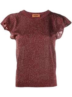Missoni трикотажный топ с эффектом металлик