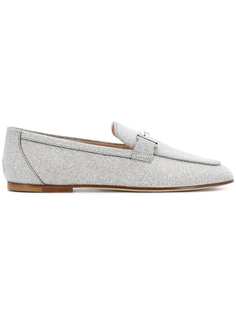 Tods glitter double T loafers Tod`S