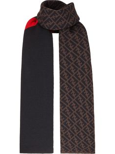 Fendi шарф с логотипом FF