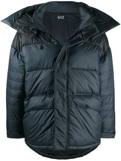 Ea7 Emporio Armani пуховик оверсайз