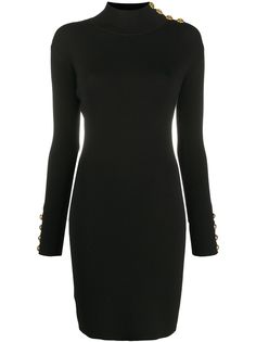 Pinko платье мини с декоративными пуговицами