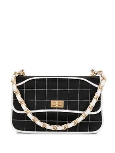 Chanel Pre-Owned сумка на плечо 2.55 Choco Bar 2001-го года