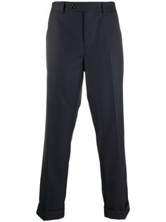 Brunello Cucinelli укороченные брюки строгого кроя