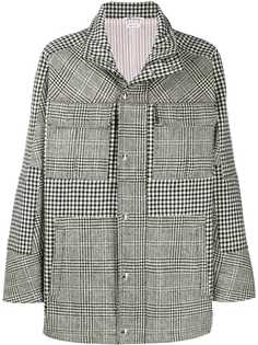 Thom Browne куртка-рубашка в клетку глен