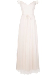 Marchesa Notte платье с открытыми плечами