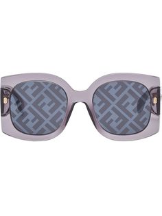 Fendi солнцезащитные очки в квадратной оправе