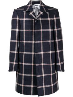 Thom Browne пальто в клетку глен