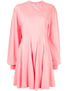 MSGM платье мини со складками