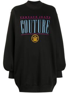 Versace Jeans Couture джемпер оверсайз с логотипом