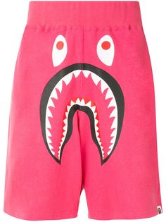 A BATHING APE® широкие спортивные шорты Shark