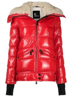 Moncler Grenoble пуховик с подкладкой из искусственного меха