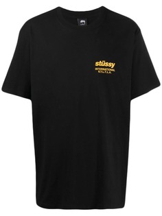 Stussy футболка с логотипом
