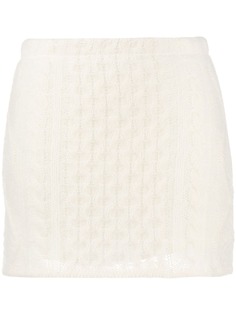 Laneus мини-юбка фактурной вязки