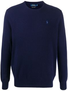 Polo Ralph Lauren кашемировый джемпер с вышитым логотипом