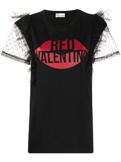 RedValentino топ с логотипом
