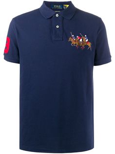 Polo Ralph Lauren рубашка поло с вышивкой