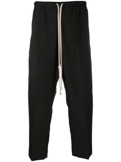 Rick Owens брюки с кулиской и низким шаговым швом