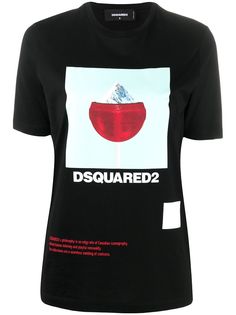 Dsquared2 футболка с графичным логотипом
