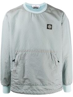 Stone Island толстовка с нашивкой-логотипом