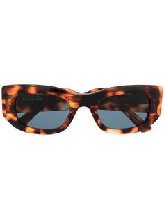 Balenciaga Eyewear солнцезащитные очки в массивной квадратной оправе