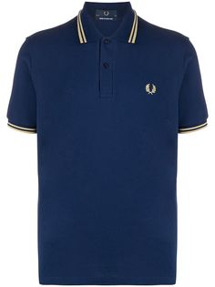 Fred Perry рубашка поло из пике с вышитым логотипом
