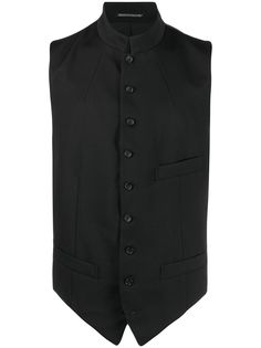 Yohji Yamamoto жилет с воротником-стойкой